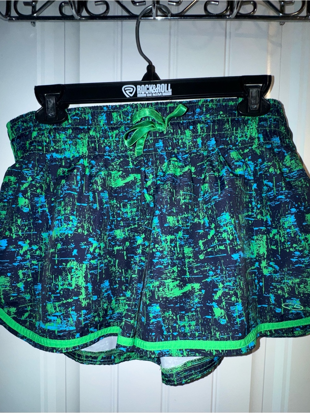 Champion Black, Green & Blue Athletic Shorts